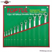 Набор ключей накидных 6-32 мм TOPTUL (угол 45°) 12ед. GAAA1202