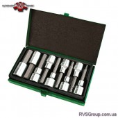 Набор головок-бит шестигранник TOPTUL 1/2" Н4-Н17 80мм GAAD0905