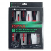 Набор изолированных отвёрток до 1000В TOPTUL 6ед. GAAE0612