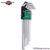 Набор шестигранников Г-обр. TOPTUL 1,5-10мм 9ед. супердлинных GAAL0912