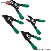 Набор съемников стопорных колец (мини) 3" TOPTUL 4ед. GAAR0403