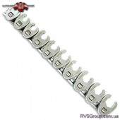 Набор ключей разрезных односторонних TOPTUL 3/8" 10шт 10-19мм GAAR1001