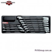 Набор ключей комбинированных с трещоткой 8-19мм 12ед. (в ложементе) TOPTUL GAAT1205