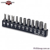 Набор бит для шуруповерта TOPTUL 1/4" 11ед. GAAV1104