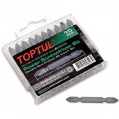 Набор бит двухсторонних TOPTUL 1/4" PH2х65мм 10шт. GAAW1001