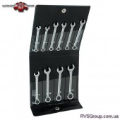 Набор ключей дюймовых комбинированных миниатюрных TOPTUL 10 шт. (5/32"-7/16") GBBA1001