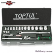Набор инструментов TOPTUL 3/8" 18ед. GCAD1806