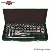 Комбинированный набор инструментов TOPTUL 1/2" (дюйм+метр.) 38ед. GCAD3803