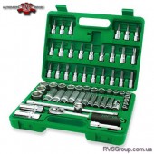 Набор инструмента в кейсе TOPTUL 3/8" 60ед. GCAI6001