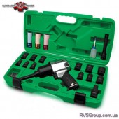 Гайковерт пневматический с набором головок TOPTUL 1/2" 27ед. GDAI2702