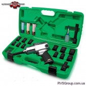 Пневматический гайковерт с головками TOPTUL 1/2" 27ед.  GDAI2704