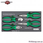 Набор пассатижей 4ед. (в ложементе) TOPTUL GEA0407