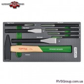 Набор инструмента в ложементе комбинированный 8ед. TOPTUL GEA0811