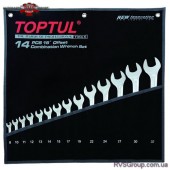 Набор ключей комбинированных 14 шт 8-32 мм TOPTUL Hi-Performance GPAX1401