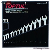 Набор ключей рожково-накидных TOPTUL 16 шт. 7-32 Hi-Performance GPAX1601