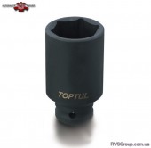 Торцевая головка 19 мм 3/4" TOPTUL ударная длинная KABE2419