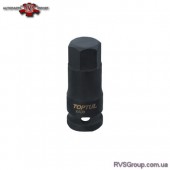 Насадка шестигранник ударная TOPTUL 3/4" HEX 19мм KADH2419