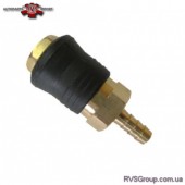 Быстроразъемное соединениие мама на шланг 6мм (PROFI) AIRKRAFT SE6-2SH