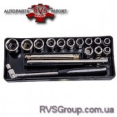 Набор головок и вороток №7 (8~15, 17, 19, 22мм) ЧН7 (Чернигов)