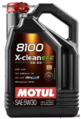 Олива MOTUL 8100 X-clean EFE SAE 5W30 4х5 L