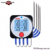 Термометр пищевой электронный 4-х канальный Bluetooth -40-300°C WINTACT WT308B