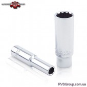 Головка торцевая 1/4" длинная 8мм 12-гранная TOPTUL BAEF0808