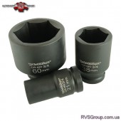 Головка торцевая ударная 3/4" 19мм L=80мм "Дальнобойщик" Г34ДК19 Украина