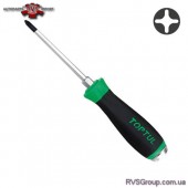 Отвертка ударная силовая под ключ PH1x75 TOPTUL FBGB0108