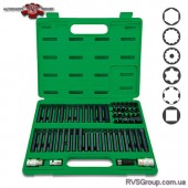 Профессиональный набор бит TORX, HEX, SPLINE, RIBE, SQ 60ед. TOPTUL GCAI6003