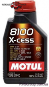 Олива моторна Motul 8100 X-cess  5W-40,1л VW 502 00/505 00/MB 229.5/LL-01/RN0710-0700/B71 2296