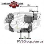 Натяжной ролик, поликлиновой  ремень