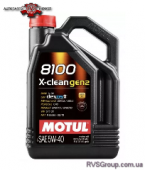 Олива MOTUL 8100 X-CLEAN GEN2 5W-40 4X5L