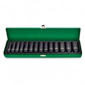 Набор головок ударных длинных 1/2" 10-32мм 14ед. TOPTUL GDAD1401