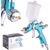 Краскопульт для покраски авто пневматический LVMP верх.пласт.бачок 250мл, форсунка-1,0мм  AUARITA