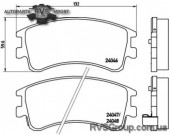 Комплект тормозных колодок, дисковый тормоз