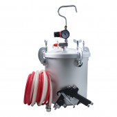 Краскопульт пневматический HP с баком для краски 10л, длина шлангов 5м, форсунка 1,8мм PT-8-AIRKRAFT-1.8