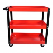 Тележка инструментальная с 3 открытыми полками, 2 колеса с фиксаторами G.I.KRAFT GI37106