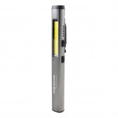 Фонарик светодиодный алюминиевый (COB+LED) с УФ, лазером и магнитом Pen Light  PROTESTER PRO-FL0305S