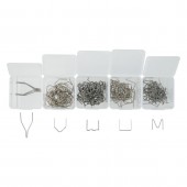 Набор скоб (205 шт) для комплектов для ремонта пластика G.I.KRAFT STP-205-CBRM