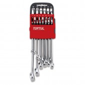 Набор ключей комбинированных 7-24мм 14ед. на холдере (красный)  TOPTUL GSAB1402