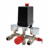 Блок автоматики компрессора прессостат 220В c 1 выходом в сборе AIRKRAFT SP038-W