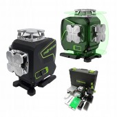 Профессиональный лазерный уровень PREMIUM, 4x360°(LCD, Bluetooth, ДУ, зеленый луч) PROTESTER LL516G