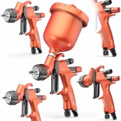 Пистолет окрасочный пневматический HVLP верх.пласт.бачок 600мл, форсунка-1,4мм ITALCO SHINE-2-1.4