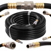 Шланг для компрессора резиновый армированный 10м 10x17мм (20 атм) AIRKRAFT AHC-10-I