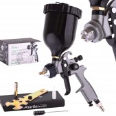 Краскопульт пневматический HVLP верх.пласт.бачок 600мл, форсунка-2,0мм  AUARITA LION-1-2.0