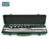Автомобильный набор инструментов TOPTUL 1/2" 15ед. (6-гр.) GCAD1508