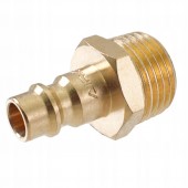 Штуцер пневматический быстросъемный "папа" 1/2" внешняя резьба (PROFI) AIRKRAFT SE2-4PM