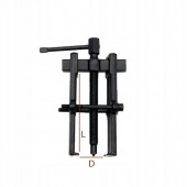 Усиленный съёмник подшипников двухзахватный "рельс" с фиксацией 40х80мм СТАНДАРТ SK2R3U