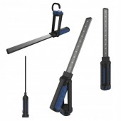 Фонарь светодиодный на магните 10+1, тонкий, аккумуляторный 2200 mAh (GERMANY) G.I.KRAFT TL-1001