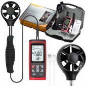 Анемометр цифровой с выносной крыльчаткой 0,3-45м/с, 0-45°C, 10-90% BENETECH GT8915